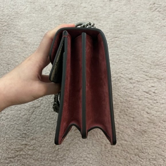 Gucci Dionysus GG Supreme Bloom Floral Medium Shoulder Chain Bag New Authentic - Picture 5 of 10